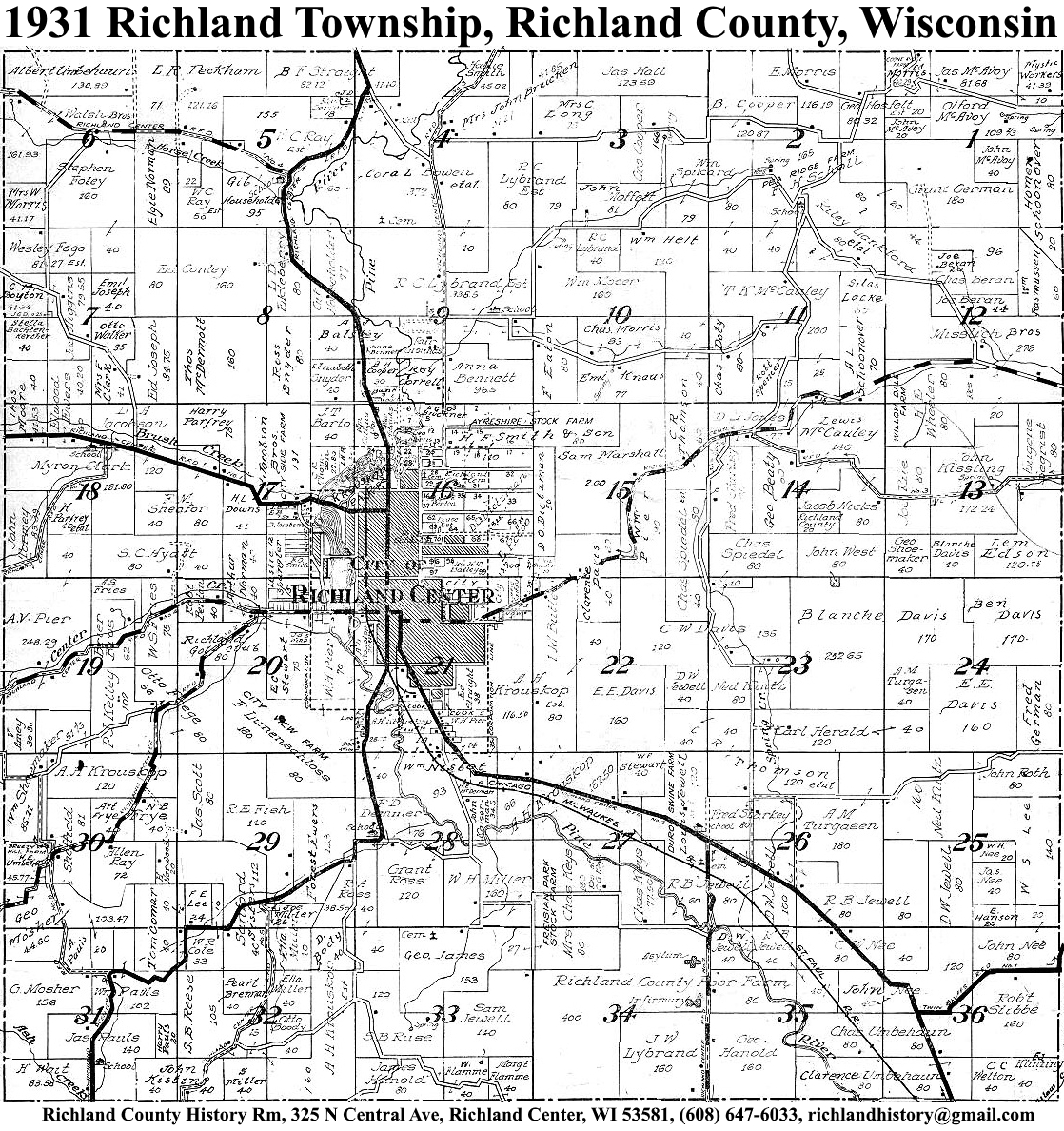Richland County, Wisconsin Maps